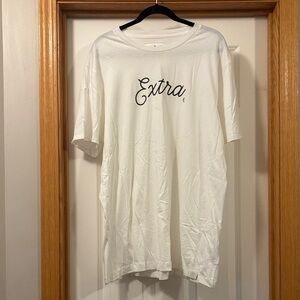 Extra White Short Sleeve Tee